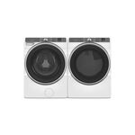 Whirlpool Front Load Laundry Pair with WFW6720RW 27" Front Load Washer and WED6720RW 27" Electric Dryer (White)