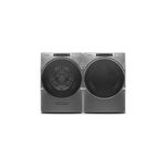 Whirlpool Front Load Laundry Pair with WFW8620HC 27 inch Front Load Washer and WED8620HC 27 inch Front Load Electric Dryer (Chrome Shadow)