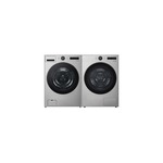 LG Front Load Laundry Pair with WM5500HVA 27" Smart Front Load Washer and DLHC5502V 27" Smart Electric Ventless Dryer in Graphite Steel