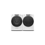 Whirlpool Front Load Laundry Pair with WFW8620HW 27" Front Load Washer and WED8620HW 27" Front Load Electric Dryer (White)