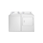 Amana Top Load Laundry Pair with NTW4519JW 28" Top Load Washer and NED4655EW 29" Electric Dryer in White