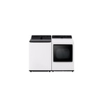 LG Top Load Laundry Pair with WT8405CW 27" Top Load Washer and DLG8401WE 27" Ultra Large Capacity Top Load Gas Dryer in White