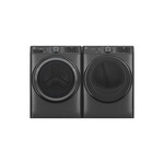 GE Smart Front Load Laundry Pair with GFW655SPVDS  28" Top Load Washer and GFD65GSPVDS 28" Gas Dryer (Carbon Graphite)