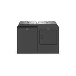 Maytag Top Load Laundry Pair with MVW6500MBK 28" Pet Pro Top Load Washer and MED6500MBK 29" Electric Pet Pro Dryer in Black