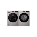 LG Front Load Laundry Pair with WM5700HVA 27" Smart Front Load Washer and DLGX5501V 27" Gas Smart Dryer in Graphite