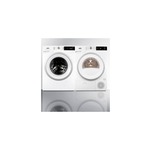 Summit Front Load Laundry Pair with SLW241W 24 inch Front Load Washer and SLD242W 24 inch Electric Dryer in White