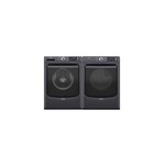 Maytag Front Load Laundry Pair with MFW7020RF 27" Smart Pet Pro Front Load Washer and MED7020RF 27" Smart Pet Pro Front Load Electric Dryer in Black