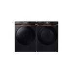 Samsung Front Load Laundry Pair with WF50BG8300AV 27" Smart Front Load Washer and DVG50BG8300V 27" Smart Gas Dryer in Black