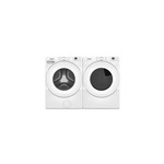 Whirlpool Front Load Laundry Pair with WFW4720RW 27 inch Front Load Washer and WGD4720RW 27 inch Capacity Smart Gas Dryer in White