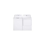 GE Top Load Laundry Pair with GTW385ASWWS 27 inch Top Load Washer and GTX33EASKWW 27 inch Electric Dryer in White