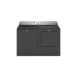 Maytag Top Load Laundry Pair with MVW5435PBK 27" Top Load Washer and MGD5430PBK 29" Front Load Gas Dryer in Black