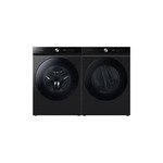 Samsung Front Load Laundry Pair with WF53BB8700AV 27" Smart Front Load Washer and DVE53BB8700V 27" Smart Electric Dryer in Black