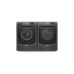 Maytag Front Load Laundry Pair with MHW6630MBK 27 inch Front Load Washer and MGD6630MBK 27 inch Gas Dryer in Black