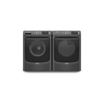 Maytag Front Load Laundry Pair with MHW5630MBK 27 inch Front Load Washer and MGD5630MBK 27 inch Gas Dryer in Black