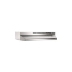 Broan 412404 24" Under Cabinet Range Hood with Two-Speed Fan, Recirculating Ventilation (Stainless Steel)