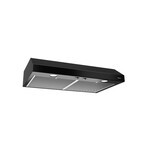 Broan BCSD130BL 30" Glacier Range Hood with 300 CFM, Captur System, Rocker Switches, Open-Mesh Filters (Black)