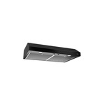 Broan BCSD136BL 36" Glacier Range Hood with 300 CFM, Captur System and Rocker Switches (Black)