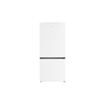 Beko BFBF30116WHIM 30" Counter-Depth Bottom Freezer Refrigerator with 16.07 cu. ft. Capacity, HarvestFresh™, AeroFlow™, Ice Maker, in White (Right)