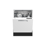 Beko DDN25402W 24" Fully Integrated Dishwasher with 14 Place Settings, ProSmart Inverter Motor, Sanitize Feature (White)