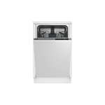 Beko DIS25842 18" Built-In Dishwasher with 8 Place Settings, ENERGY STAR® Most Efﬁcient, Sanitize Feature, DeepWash™, Adjustable Rack, in Panel Ready