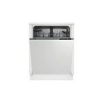 Beko DIT25401 24" Fully Integrated Dishwasher with 14 place settings, Adjustable Rack, Sanitize Feature, ProSmart Inverter Motor, in Panel Ready