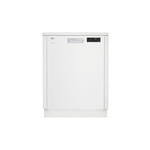 Beko DUT25401WHW 24" Semi-Integrated Dishwasher with 14 Place Settings, Adjustable Rack, ProSmart Inverter Motor (White)