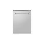 ZLINE DWV30424 24" Tallac Series Built-In Dishwasher with Third Rack, 51 dBA Noise Levels, 8 Wash Cycles, 15 Place Settings, Stainless Steel Tub (Stainless Steel)