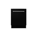 ZLINE DWVBLM24 24" Tallac Series Built-In Dishwasher with Third Rack, 51 dBA Noise Levels, 8 Wash Cycles, 15 Place Settings, Stainless Steel Tub (Black Matte)