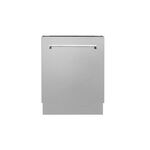 ZLINE DWVSN24 24" Tallac Series Built-In Dishwasher with Third Rack, 51 dBA Noise Levels, 8 Wash Cycles, 15 Place Settings, Stainless Steel Tub (DuraSnow Stainless Steel)