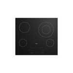 Beko ECTM24102 24" Built-In Electric Cooktop with 4 Radiant Burners, Precision Temperature Control, Power Boost, Residual Heat Indicator in Black