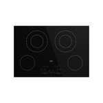 Beko ECTM30102 bPRO 500 30" Electric Cooktop with 4 Elements, Precision Temperature Control, Power Boost, Residual Heat Indicator, in Black Tempered Glass