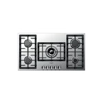 Fulgor Milano F4GK36S1 400 Series 36" Gas Cooktop with 5 Burners in Stainless Steel