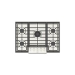 Fulgor Milano F4PGK305S2 Sofia 400 Series 30" Gas Pro Cooktop with 5 Burners in Stainless Steel