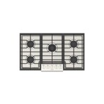 Fulgor Milano F4PGK365S1 Sofia 400 Series 36" Professional Gas Cooktop with 5 Sealed Aluminum Burners in Stainless Steel