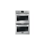 Fulgor Milano F6PDP30S1 Sofia 600 Series 30" Professional Double Wall Oven with 8.68 cu. ft. Total Capacity in Stainless Steel