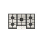 Fulgor Milano F6PGK365S1 Sofia 600 Series 36" Pro Gas Cooktop with 5 Brass Burners, in Stainless Steel