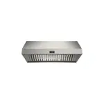 Fulgor Milano F6PH48DS1 Sofia 600 Series 48" Professional Hood with 1000 CFM, LED Lighting and Baffle Filter in Stainless Steel