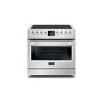 Fulgor Milano F6PIR365S1 Sofia 600 36" Induction Professional Range with 5 Elements and 5.2 cu. ft. Oven Capacity in Stainless Steel