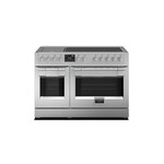 Fulgor Milano F6PIR485GS1 Sofia 600 48" Induction Professional Range with 5 Elements, Griddle and 6.58 cu. ft. Total Oven Capacity in Stainless Steel