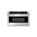 Fulgor Milano F7DMW24S2 Distinto 700 Series 24" Built-In Microwave Drawer with 1.2 cu. ft. Capacity, 950 Watts, in Stainless Steel