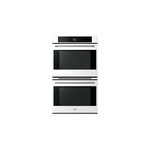 Fulgor Milano F7DP30W1 Sofia 700 Series 30" Double Wall Oven with 8.68 cu. ft. Capacity, Self-Cleaning, and Creactive Cooking System (White Glass)