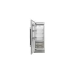 Fulgor Milano F7IRC24O1L Sofia 700 Series 24" Built-In Column Refrigerator with 13.03 cu. ft. Capacity in Panel Ready (Left Hinge)