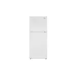 Avanti FF10B0W 24" Top Freezer Refrigerator with 10 cu. ft. Capacity, Glass Shelves, Reversible Doors, and Electronic Temperature Controls, in White