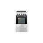 Forno FFSGS626520 20" Dual Fuel Range with 4 Sealed Burners, 8500 BTU Heating Power, 2.05 cu. ft. Oven Capacity, Glass Door, Storage Drawer in Stainless Steel