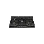 Frigidaire GCCG3648AB 36" Gas Cooktop with 5 Sealed Burners, Backlit Knobs, Continuous Cast Iron Grates and ADA Compliant (Black)