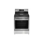 Frigidaire GCRG3060BF 30" Gallery Series Freestanding Gas Range with 5 Burners, 5.1 cu. ft. Capacity, Total Convection and Integrated Griddle (Stainless Steel)