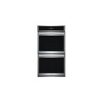 Frigidaire GCWD2767AF 27" Electric Double Wall Oven with 7.6 cu. ft. Total Oven Capacity, Air Fry Mode, Slow Cook, Touch Screen Control Panel, Temperature Probe, Steam Bake (Stainless Steel)