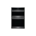 Frigidaire GCWM2767AD 27" Gallery Series Microwave Combination Wall Oven with 5.5 cu. ft. Total Capacity, Total Convection System, Steam Bake, Air Fry (Black Stainless Steel)