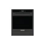 Frigidaire GCWS2438AB 24" Gallery Series Single Electric Wall Oven with 2.8 cu. ft. Capacity, Air Fry, Steam Clean and Self-Clean (Black)