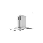 ZLINE GL9i36 36" Convertible Vent Island Mount Range Hood, Glass Canopy, in Stainless Steel